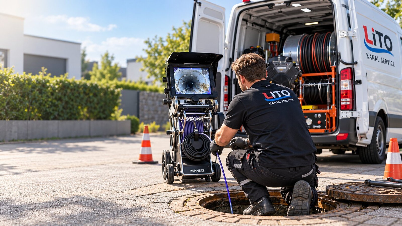 Dichtheitsprüfung von Rohr- und Abwassersystemen
