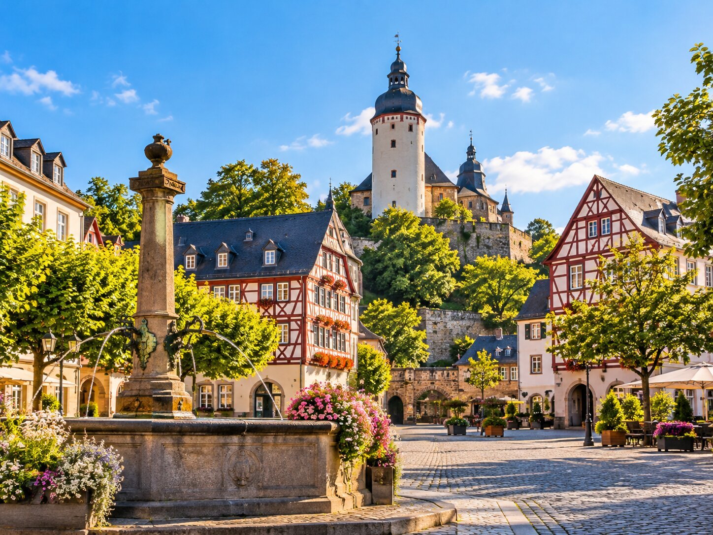 Stadtansicht Friedberg Hessen